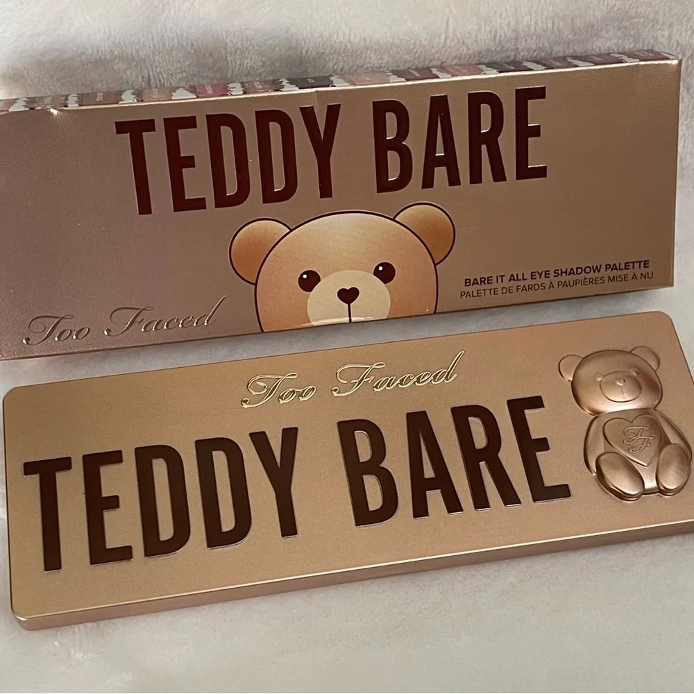 Too Faced Teddy Bare Wye Shadow Palette New in Box